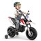 Metal 12V Kids Motorcycle with Dual Motors, Music and Training Wheels